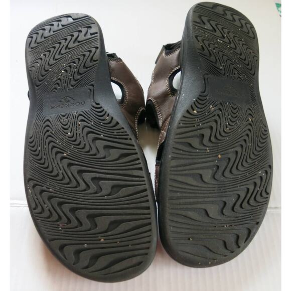 DOCKERS Newpage Outdoor Sport Sandal Size 12M Men's Adjustable Straps Brown - Picture 3 of 13